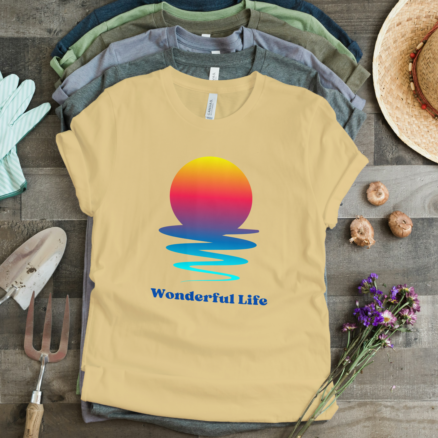 Wonderful Life Half Sleeves T-Shirt