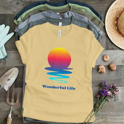 Wonderful Life Half Sleeves T-Shirt