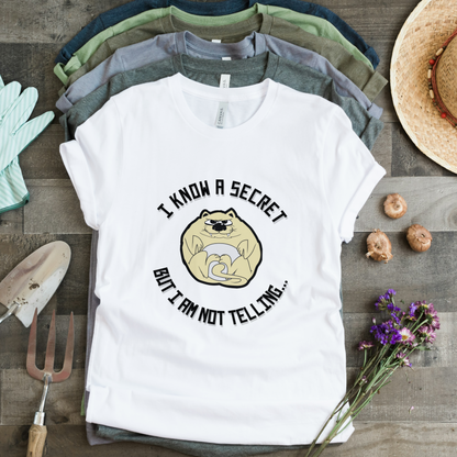 I Know A Secret But I Am Not Telling Half Sleeves T-Shirt