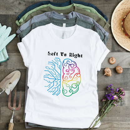 Left Vs Right Brain Crop Top