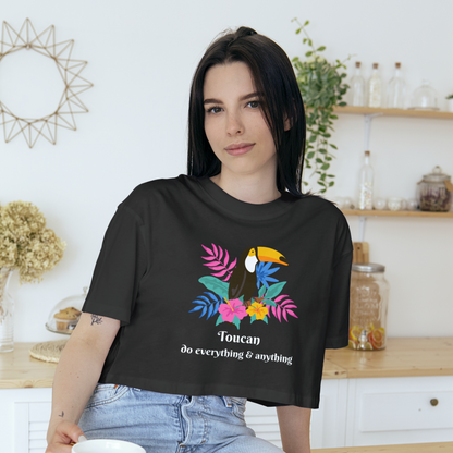 Toucan Do Everything & Anything Crop Top