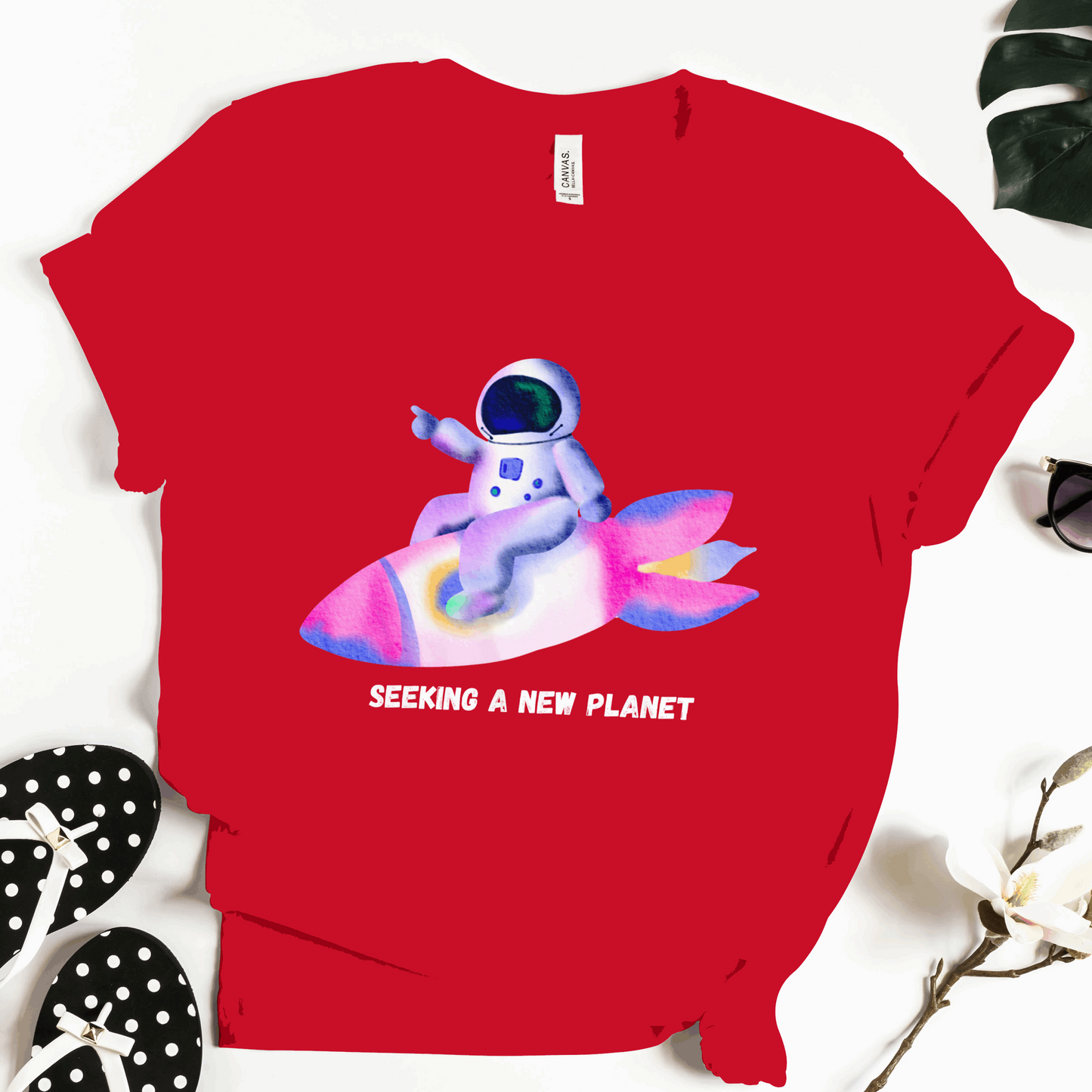 Astronaut - Seeking A New Planet Crop Top