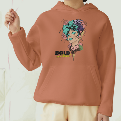 Bold & Retro Front Printed Unisex Hoodie