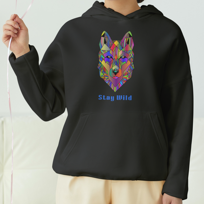 Stay Wild Front Printed Unisex Hoodie