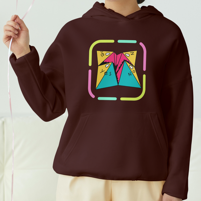 Paper Fortune Teller Front Printed Unisex Hoodie