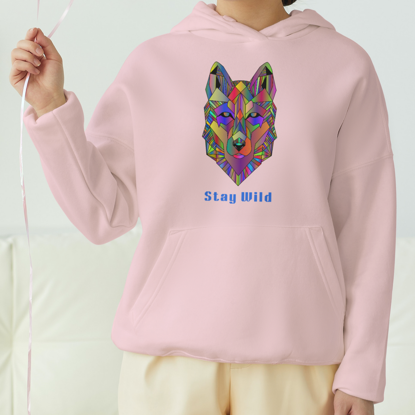 Stay Wild Front Printed Unisex Hoodie