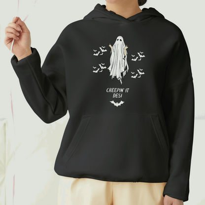 Creepin It Desi Front Printed Unisex Hoodie