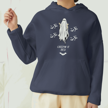 Creepin It Desi Front Printed Unisex Hoodie