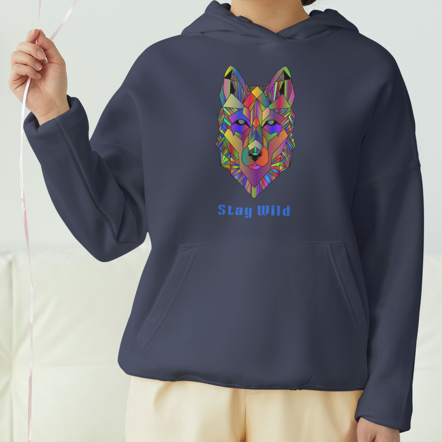 Stay Wild Front Printed Unisex Hoodie